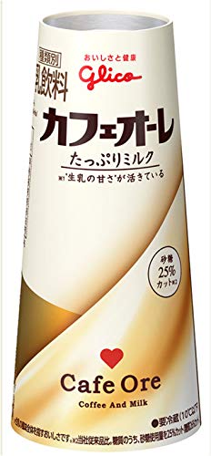 Amazon.co.jp: グリコ たっぷりミルクのカフェオーレ180ml 20本 : 食品