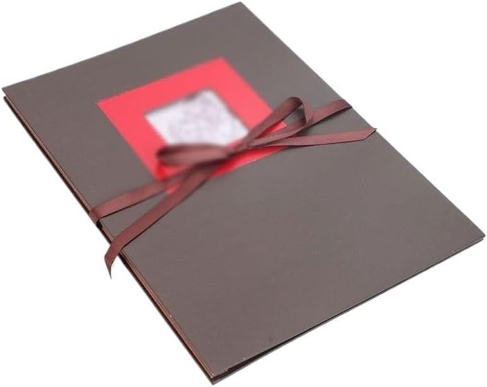 Travel Growth Commemorative Book ﻿ Folding Signature Book Business Event Meeting Book Account Book Applicable to photos, receipts, star cards, etc(Blue)