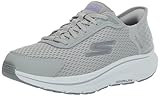 Skechers Women's Hands Free Slip-Ins Go Run Consistent 2.0 Endure Sneaker, Gray/Lavender, 8