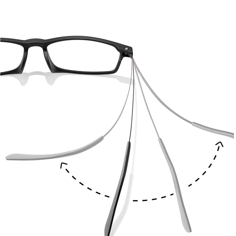 JIETIAN Ultra-Light TR90 Anti-Blaulicht-HD-Lesebrille Männer, frau1.60 Ultra-dünne Gläser/Anti-Ermüdungsbrille,01,+2.5