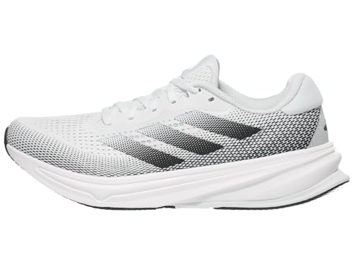 adidas Adidas, Mens, Supernova Rise Running Shoes, White/Black/Zero Metallic, 8, D - Medium