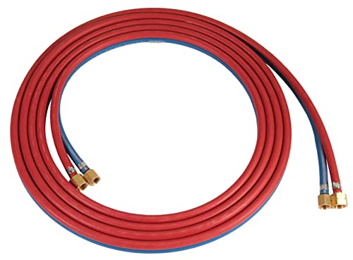 WELDINGER Autogen Schweißkabel Zwillingsschlauch 5 m mit Anschlüssen 4/4 Schlauchpaket Autogenschweißen