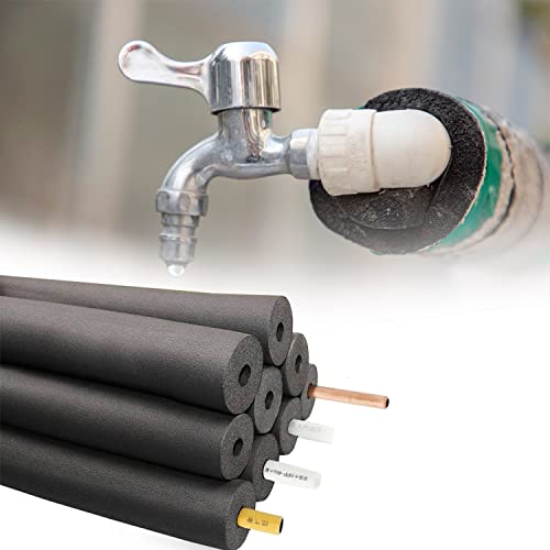 0.7/1.8m Tubo De Aislamiento De Celda Cerrada Negro, Manguito De Aislante De Tuberia Anticongelante Y Ignífugo, Resistente Al Desgaste para Tuberías De Aire Acondicionado Impermeable (Size : 6 * 9mm) Cover