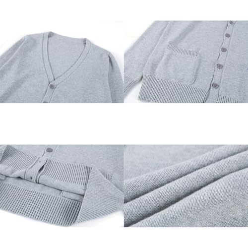 Women's JK Cardigan Sweater Kawaii Japanese V Nech Open Front Cardigan Fall Knitted Sweater for Party3
