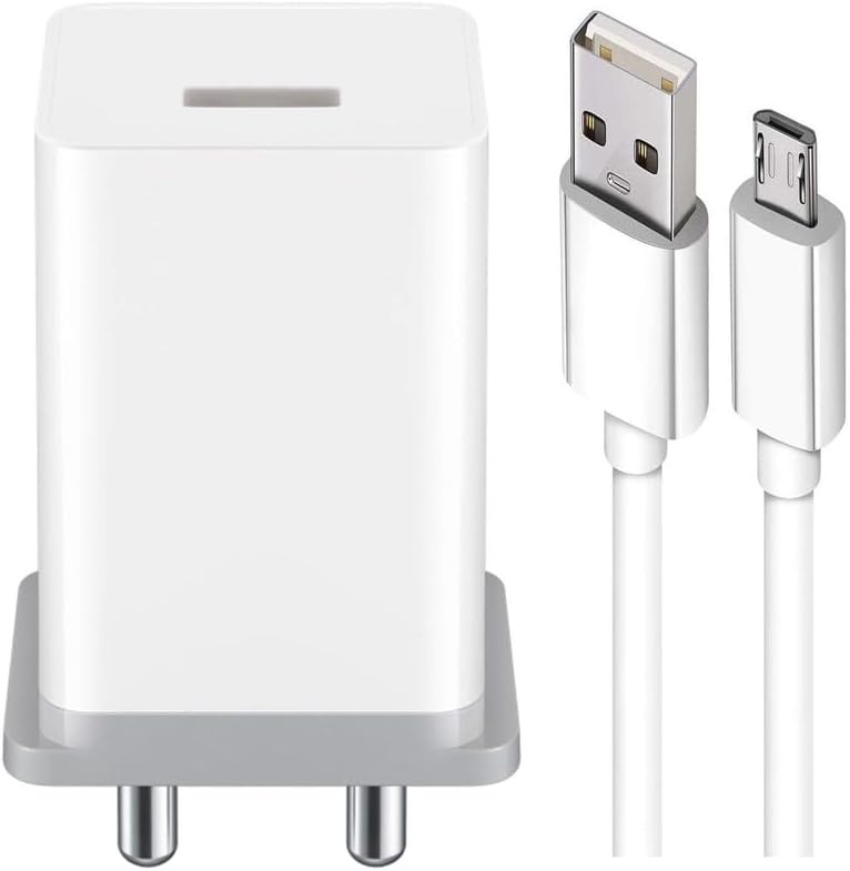 Shopnet Charger For LG K31 Charger Original Adapter Like Mobile Charger | Wall Charger Fast Charging Android Smartphone Qualcomm 3.0 Charger | Travel Charger, Rapid, Dash, VOOC, AFC Charger,Hi Speed Rapid Fast Charger With 1.2m Micro Charging & Sync Usb Cable - (2.4Amp, 18W, OP, N17, White )
