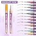 KOAVDMT Nail Art Pens, 12 Colors Nail Art Pens Set, 2026 New Quick Dry Nail Art Markers for Gel Nails, Drawing Painting Liner Brush for DIY Nail Art Beauty Adorn Manicure Tool