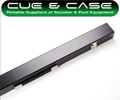 Golden 8 Ball - Estuche para taco de billar de 2 partes, color negro