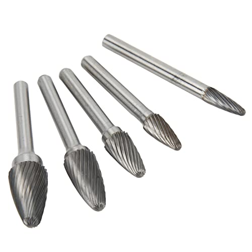 Kit de fresas de carburo 5 piezas para miniesmeriladora