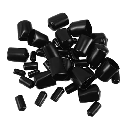 Alipis Screw Thread Caps Safety Cover 48pcs Rubber End Caps for Screws Protective