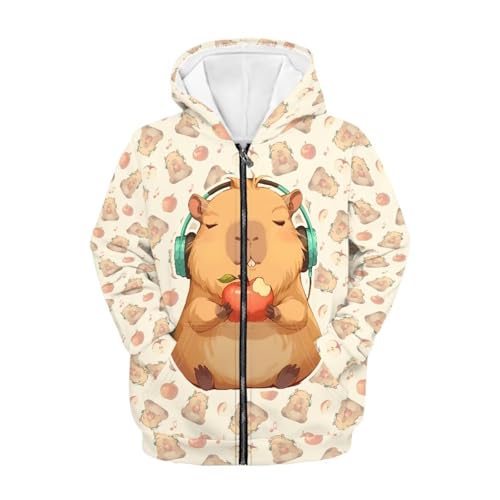 Image of Biyejit Kids Novelty 3D Graphic Printed Hooded Sweatshirt