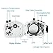 Seafrogs A7 II Pro [40m/130ft] Waterproof Case with Electronic Shutter Handle Kit, Underwater Housing for Sony A7 II, Compatible with Sony A7R II A7S II -White