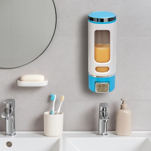 Image of soap Dispenser Wall Mounted for Bathroom | Wash Basin | Liquid Sanitizer Shower Gel Dish Wash Soap Dispenser for Bathroom Kitchen 400Ml