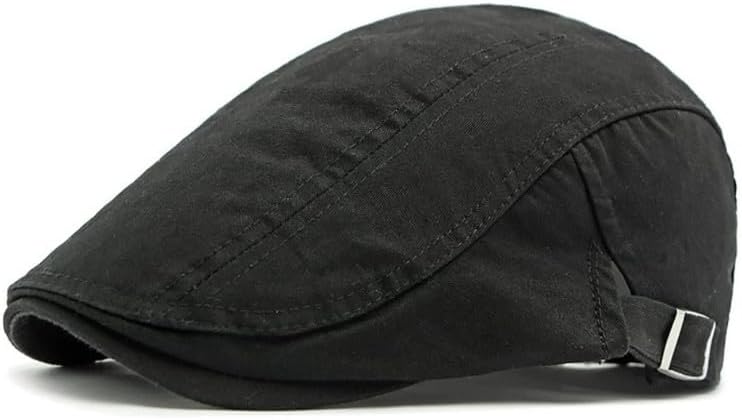 Men's & Women's Solid Color Cotton Duck Bill Hat - Spring Summer Painter Beret