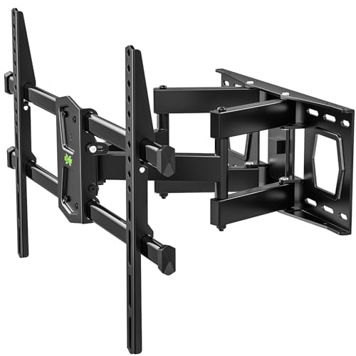 USX MOUNT Full Motion TV Wall Mount for 42-80 Inch TVs up to 120lbs, TV Bracket with Articulating Swivel Tilt Extension Leveling, Television Mount for Max VESA 600x400mm Fits 12/16