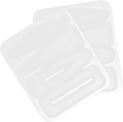 Miniatura 9 de 5 juegos de moldes para hacer pinzas para el cabello, moldes de silicona de resina epoxi para manualidades de horquilla de resina epoxi, 2 piezas* 5