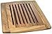 Produktbild Zassenhaus Brotschneidebrett Gerillt , 42 x 28 x 2 cm , Mit herausnehmbarem Krümelgitter, Akazienholz , Schneidebrett für Brot, Brötchen und Baguette , Holz Küchenbrett , Klingenschonend