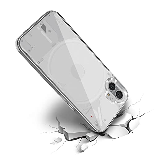 JGD PRODUCTS for Nothing Phone 1 5G Premium Transparent Hybrid Soft Slim Dust Proof Back Case Cover with Camera Protection 4 41lL5VotNwL