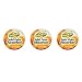 OdoBan Solid Odor Absorber Eliminator, Air and Pet Odor Freshener Purifier Multi Use Dye Free 3 Pack for Small Spaces, Citrus Fresh Scent