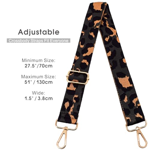 Image of Replacement Purse Strap Shoulder Strap Adjustable Crossbody Strap for Women Crossbody Wide Shoulder Bag
