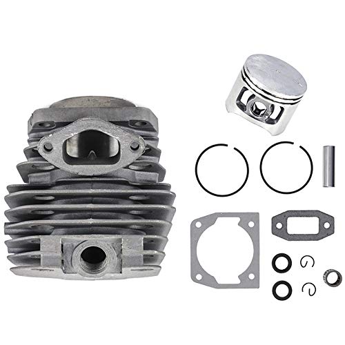 SNOWINSPRING 1 Set Diameter 45mm Chainsaw Cylinder and Piston Set Fit 52 52Cc Chainsaw Spare Parts for Gasoline/Oil Chainsaw