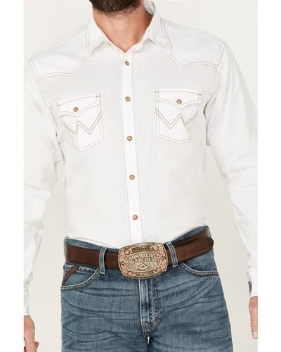 Wrangler Men's Retro Two Pocket Long Sleeve Snap Shirt Discontinued2