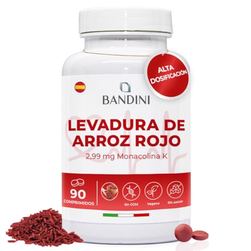 Bandini Levadura de Arroz Rojo, 90 Comprimidos