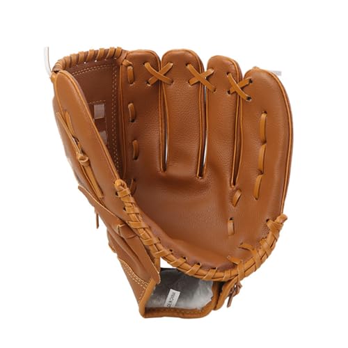 AIMALL Baseball and Softball Glove for Adults and Teens – 11.5in/12.5in PU Leather Catcher Mitt with Soft Lining, Anti-Slip Grip & Reinforced Lacing – Outdoor Sports Training