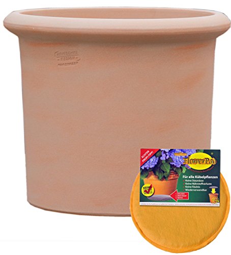 Hentschke Keramik Untersetzer Blau – 42x5,5 Cm, Stellfläche 36 Cm, Frostsicher, Made In Germany