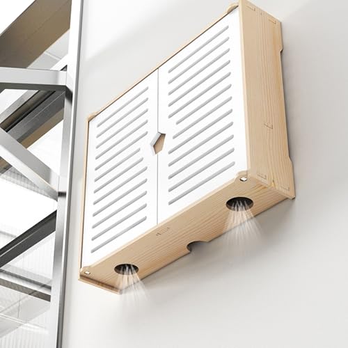 Mueble wifi de pared para ocultar cables sueltos y ordenar el router 5