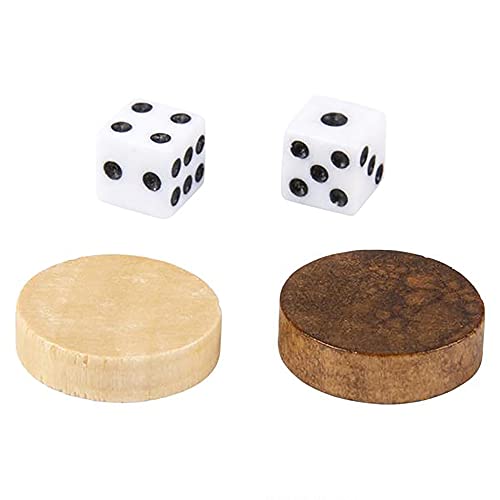 Classic Wooden Board Games, Great For Prizes, 10" (10" Wooden Backgammon) #TOP5