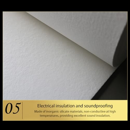 Feuille d'isolation en fibre de céramique 0.4cm résistante à 1260°C pour tuyaux