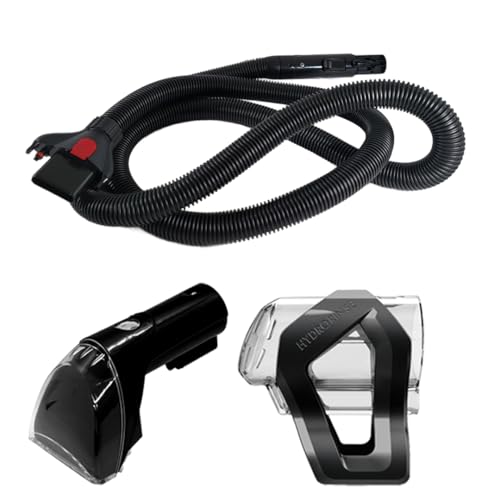 Replacement 8-Foot Hose Assembly with 3' Tough Stain Brush & Self-Cleaning Tools for Bissell Carpet Cleaners TurboClean, ProHeat 2x Revolution Pet, and HydroSteam, Bissell Carpet Cleaner Parts