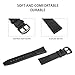 Jeereal Quick Release | Leather Watch Bands | Leather Watch Straps for Men Women- 18mm 20mm 22mm 24mm (22mm, Pure Black)