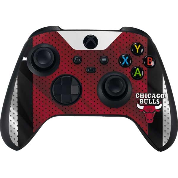 Skinit Decal Gaming Skin Compatible with Xbox Series X Controller - Officially Licensed NBA Chicago Bulls Away Jersey Design