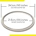 Impresa - 9 Inch Fagor Pressure Cooker Replacement Gasket (Pack of 2) - Gasket Sealing Ring - Compatible with Most Fagor Stovetop Models - Silicone Sealing Ring