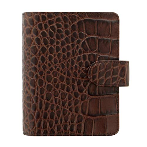 Filofax 26014 Organizer Croc Pocket Classic, chestnut