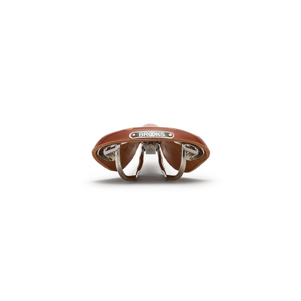 Amazon | BROOKS レザーサドル 細身で美しいクロムメッキレール