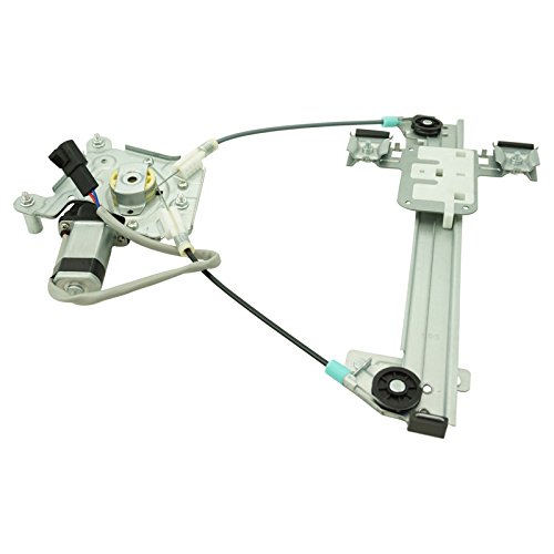 Image of TRQ Rear Left Power Window Regulator & Motor Assembly Drivers Side Compatible with 2007-2014 Cadillac Escalade Chevrolet Tahoe GMC Yukon