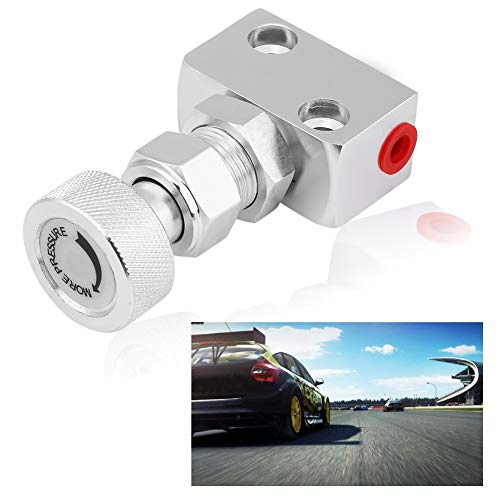 Proportioning Valve, Silver Billet Aluminum Car Brake Bias Adjuster Screw Type For Racing Cars #TOP3