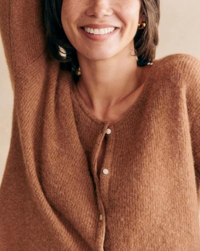 Gacaky Women's Long Sleeve Open Front Knit Lightweight Cardigan Casual Button Down Ribbed Sweater Outerwear Coats4