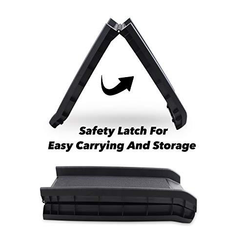 pet prime Folding Dog Ramp Portable Pet Ramp for Cars Back Seat Ladder Lightweight Pet Collapsible Car Ramp for Large Dogs Load Upto 200 lb - Image 7