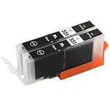 Couleur: Noir (CLI) 2 Go Inks Cartouches d\'encre Noire pour remplacer CLI-551Bk Compatible/non-OEM pour PIXMA Imprimantes