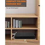 Treadmill Mat 68"x24", WERCHO Foldable Walking Pad Mat for Carpet Hardwood Floors 4mm Heavy-Duty Exercise Equipment Mat for Treadmil Pad,Spin Bike, Elliptical Trainer, Home, Gym - Image 3