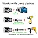 REAWI 8-Piece Diamond Core Drill Bit Set with M14 Thread & Adapters for Angle Grinder, Drill, SDS Plus Hammer - for Porcelain, Tile, Granite, Marble, Stone - Includes Storage Case
