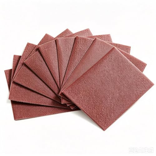 Image of 90 Pack 1 /4 Sheet Sandpaper 4.5 inchx 5.5 inch Hook and Loop Sanding Sheets Aluminum Oxide Palm Sander Sandpaper 60-600 Grit Sanding Blocks for Wood Metal Furniture Polishing (Mixed)