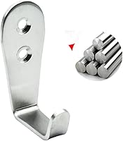 Vista 6 de szhdxsyyxgs - Ganchos de pared, 10 unidades, ganchos para abrigos, gancho de acero inoxidable, garaje, gancho para llaves de equipaje, baño, cocina