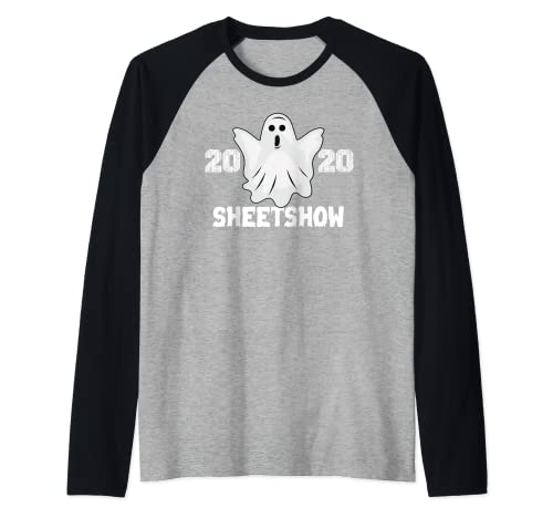 Pijamas de disfraz de fantasma de Quarantine Halloween 2020 Camiseta Manga Raglan