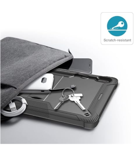 Image of WHITBULL Dual Layer Heavy Duty Shockproof Cases Covers with Built-in Stand Compatible with Samsung Galaxy Tab S9 (11 inch) / Tab S9 FE /Tab S10 Lite /Tab S10 FE 10.9 inch (Black)