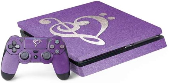 Skinit Decal Gaming Skin Compatible with PS4 Slim Bundle - Wood Guitar Design