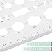 Mr. Pen- Geometric Drawing Template, Hexagon & Circles, Plastic Template Plastic, Shape Stencils for Drawing